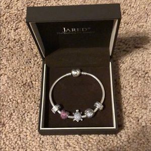 Pandora bracelet and charms